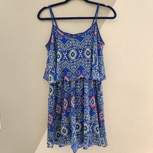 My Michelle flounce tribal strappy sundress M